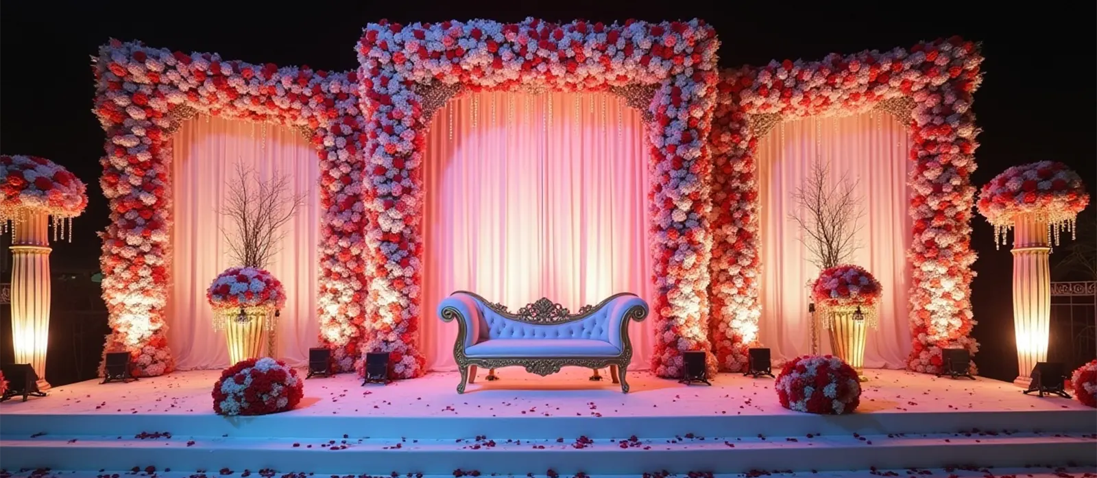 Flower decoration for wedding
